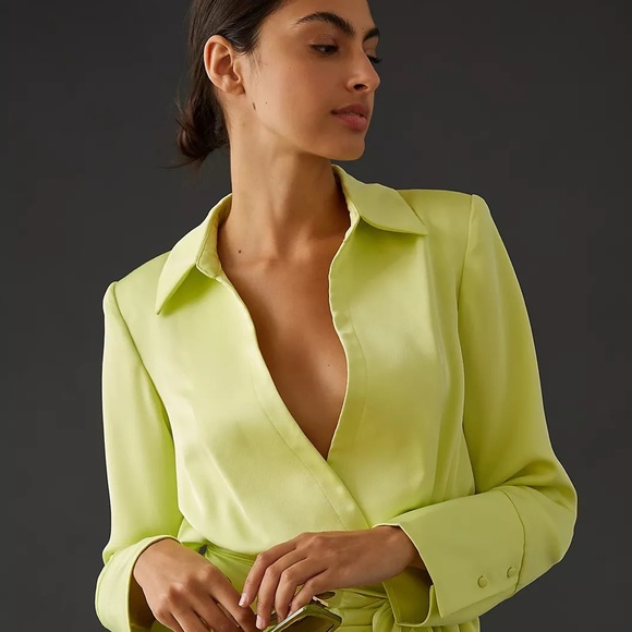 Anthropologie MISHA Tie-Front Mini Blazer Dress - Picture 8 of 15